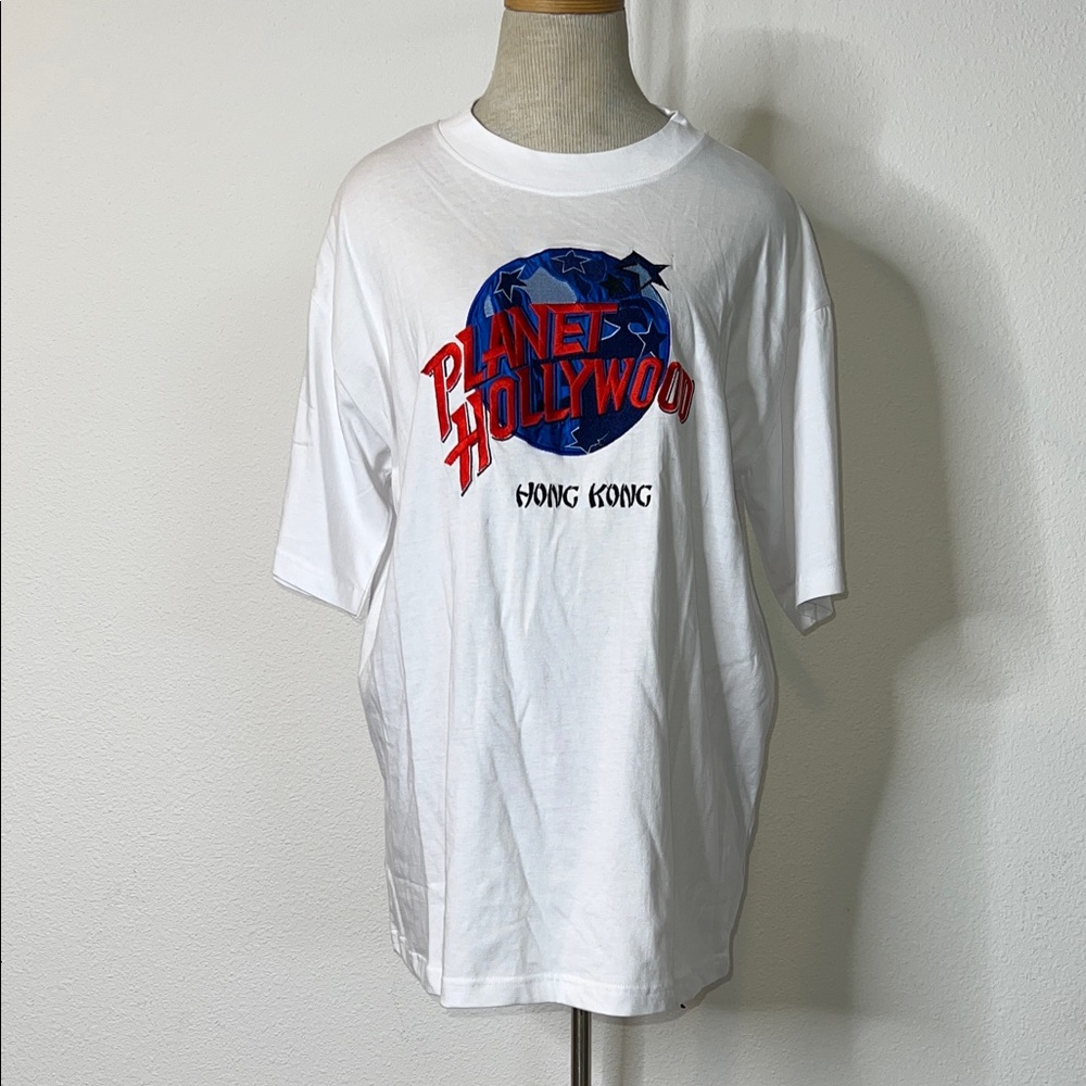 Planet Hollywood Hong Kong Embroidered Tee